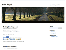 Tablet Screenshot of indic.anjal.net